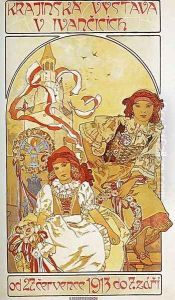 Regional Exhibition in Ivancice. 1912 by Alphonse Maria Mucha