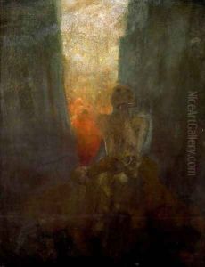 The abyss by Alphonse Maria Mucha