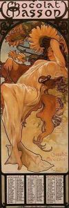 The Four Seasons: Summer. 1897 by Alphonse Maria Mucha