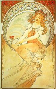 The Arts, Painting by Alphonse Maria Mucha