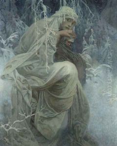 A Winter Tale by Alphonse Maria Mucha