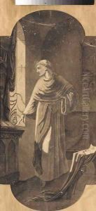 A Monk in his quarters