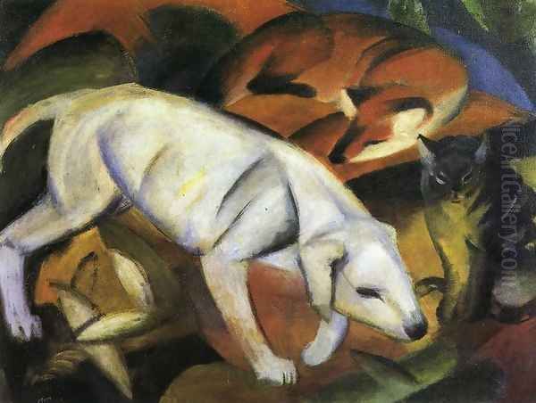 Three Animals (Dog Fox And Cat) - view 1