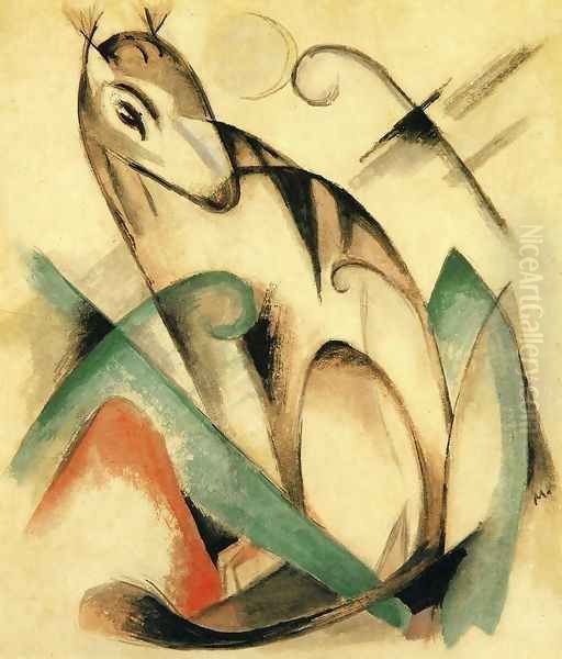 Seated Mythical Animal - view 1