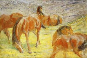 Grazing Horses