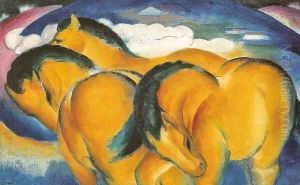 Small Yellow Horses by Franz Marc