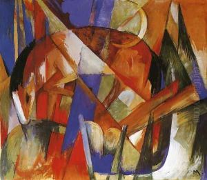 Fabulous Beast II by Franz Marc
