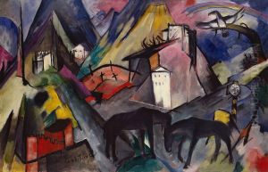 The Unfortunte Land Of Tyrol by Franz Marc