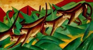 Affenfries by Franz Marc
