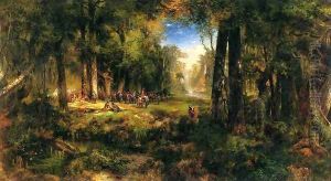 Ponce de Leon in Florida by Thomas Moran