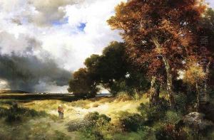 Autumn, Peconic Bay, Long Island by Thomas Moran
