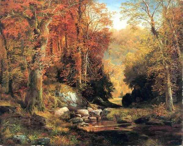 Cresheim Glen Wissahickon Autumn - view 1