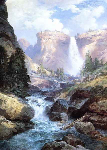 Waterfall In Yosemite - view 1