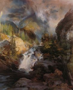 Children Of The Mountain by Thomas Moran