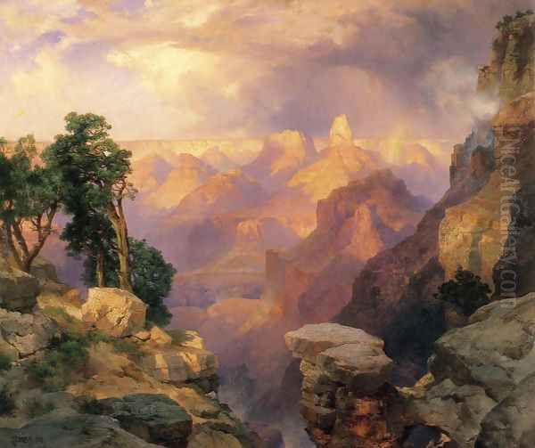 Grand Canyon With Rainbows - view 1