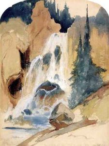 Crystal Falls by Thomas Moran
