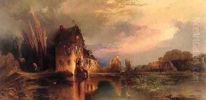 Haunted House by Thomas Moran