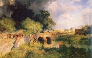 Gathering Storm Near Maravatio Mexico by Thomas Moran