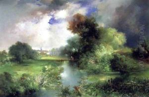 June East Hampton by Thomas Moran