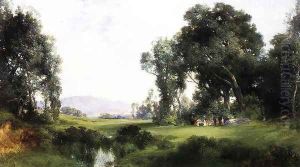 The Picnic by Thomas Moran