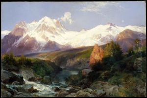 The Teton Range by Thomas Moran