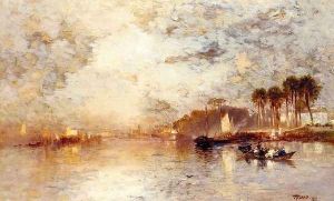 On the St. John's River, Florida by Thomas Moran