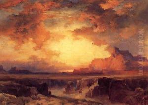 Near Fort Wingate New Mexico by Thomas Moran