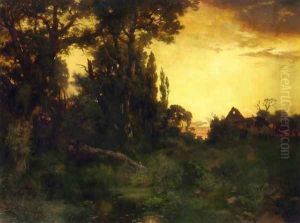 Twilight by Thomas Moran