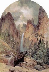 Tower Falls by Thomas Moran