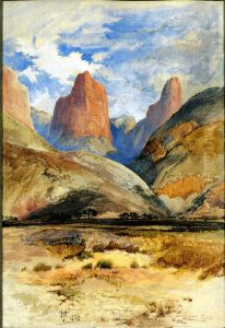 Colburn's Butte, South Utah by Thomas Moran