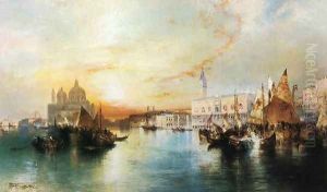 Venice from the Lagoon by Thomas Moran
