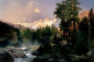 The Three Tetons by Thomas Moran