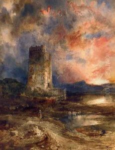 Sunset On The Moor by Thomas Moran