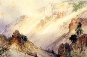 Grand Canyon of the Yellowstone I by Thomas Moran