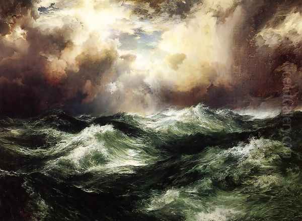Moonlit Seascape - view 1