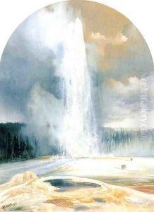 Old Faithful by Thomas Moran