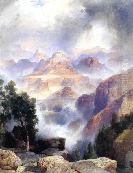 A Showery Day, Grand Canyon - view 1