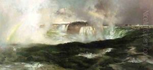 Looking over Niagara Falls by Thomas Moran