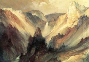 The Grand Canyon of the Yellowstone I by Thomas Moran