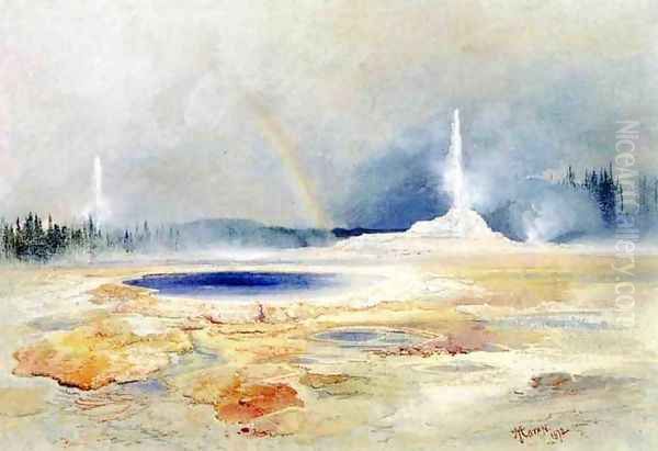 The Castle Geyser, Fire Hole Basin - view 1
