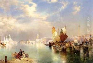 Venice, The Little Bridge by Thomas Moran