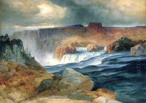 Shoshone Falls, Idaho by Thomas Moran