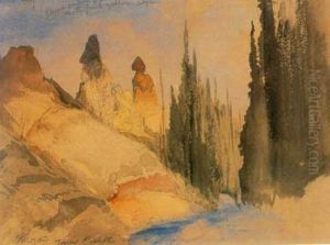 Tower Creek by Thomas Moran