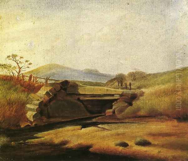 Landscape after Second Lesson with Edward Moran - view 1