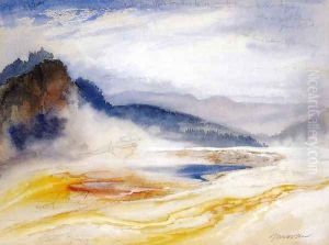 Great Springs of the Firehole River by Thomas Moran