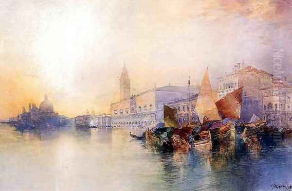 Santa Maria and The Ducal Palace, Venice - view 1