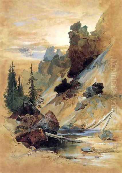 The Devils Den on Cascade Creek - view 1