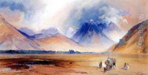 The Yellowstone Range, near the Crow Mission by Thomas Moran