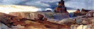 Shin-Au-Av-Tu-Weap (God Land), Canyon of the Colorado, Utah by Thomas Moran