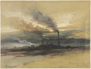 Smelting Works at Denver by Thomas Moran
